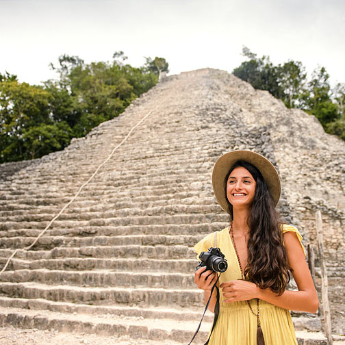 Visiting Coba