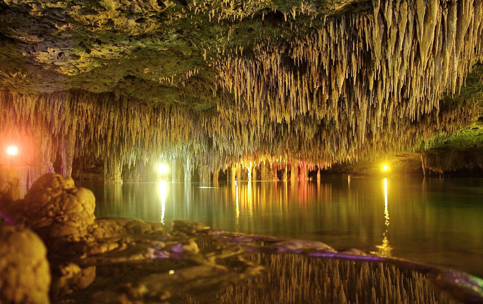 Sac Actun Caverns and underground rivers